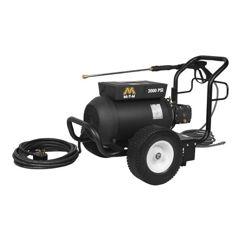 Mi-T-M JP Series JP-3004-2ME1 Corded Electric Cold Water Pressure Washer with 3 Nozzles - 3,000 ...