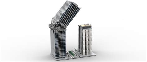 LEGO MOC Skyscraper Collapse by GenThree | Rebrickable - Build with LEGO