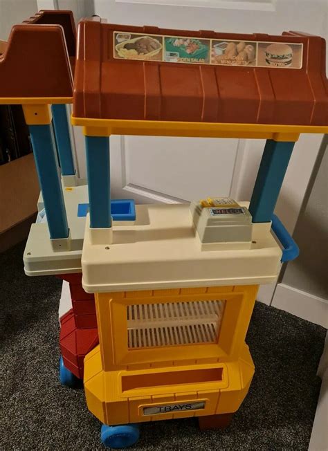 Vtg 1989 Fisher Price Fun with Food McDonald’s Drive Thru Playset RARE ...