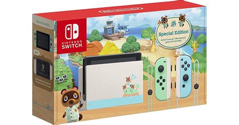 Nintendo Switch - Green/Blue - 2020 - Animal Crossing: New Horizons ...