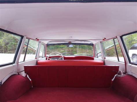 1963 Ford Falcon Station Wagon 6 cyl Auto White & Red interior FUN driver for sale: photos ...