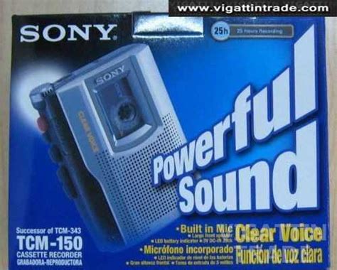 Sony Cassette recorder TCM-150 BNEW! - Vigattin Trade