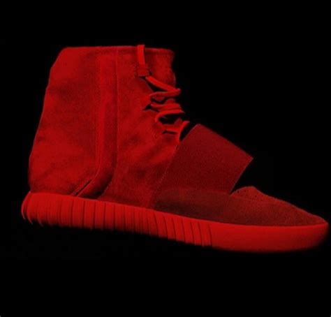 Kanye West No Red adidas Yeezy