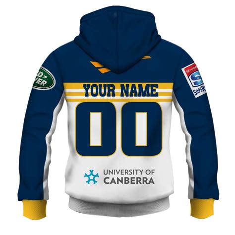 Personalise 2020 ACT BRUMBIES SUPER RUGBY JERSEY - YourGears