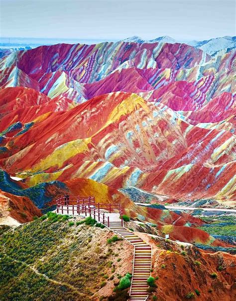 Zhangye Danxia Geopark, China | Danxia landform, Zhangye danxia landform, Zhangye