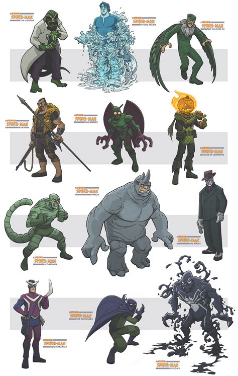 awesome spiderman villains III by DC-Miller on DeviantArt