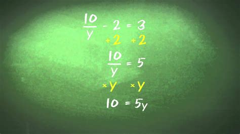 Algebra (Equations 4) - Equations Involving Fractions - YouTube