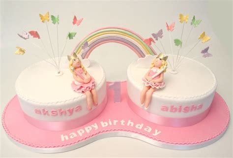 Twins 1St Birthday Cake - CakeCentral.com