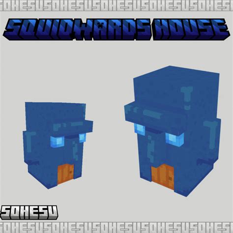 Squidward Minecraft Skin