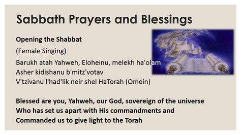 Sabbath Blessings – Melo HaGoyim Learning Center