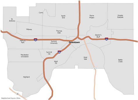 St. Paul Neighborhood Map - GIS Geography