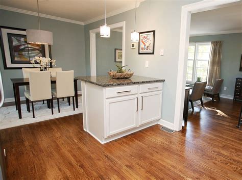 Split Level-opened wall from dining into kitchen and added breakfast bar. Solid wood cabinets ...