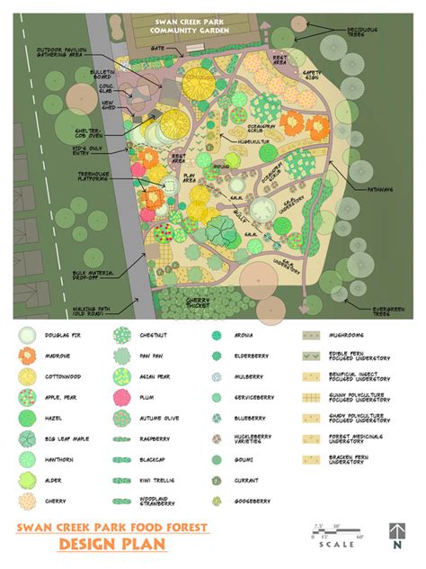 Food Forest Design - Swan Creek Park Food Forest