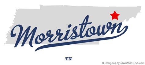 Map of Morristown, TN, Tennessee