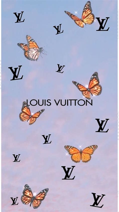 Butterfly Louis Vuitton Iphone Pink Aesthetic Wallpaper - img-clam