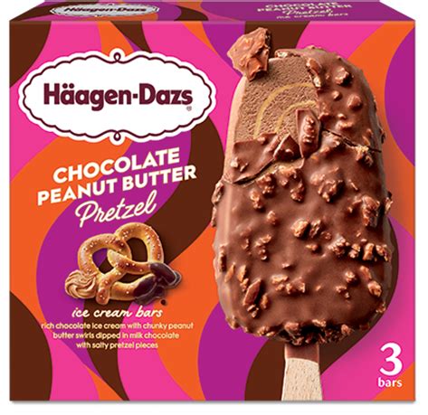 Chocolate Peanut Butter Pretzel Ice Cream Bar | Häagen-Dazs®