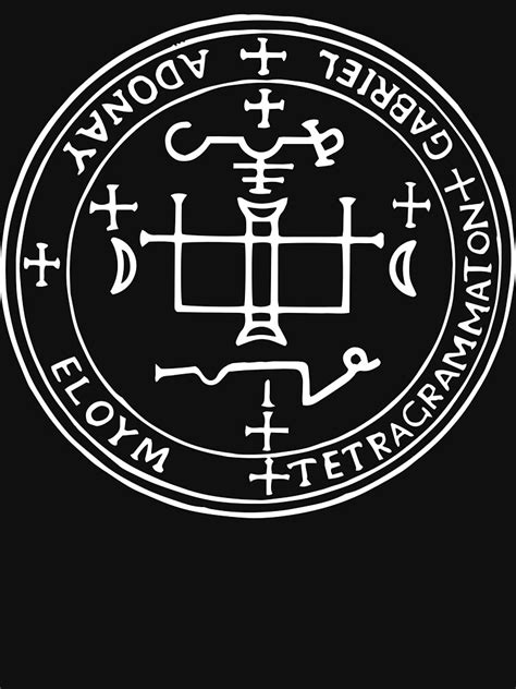 "Holy Seal of Archangel Gabriel Sigil invoke Strength and Protection" T-shirt by signsandsymbols ...