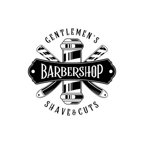 barber logo, barbershop logo vintage | Barber shop, Barber logo, Logo design template