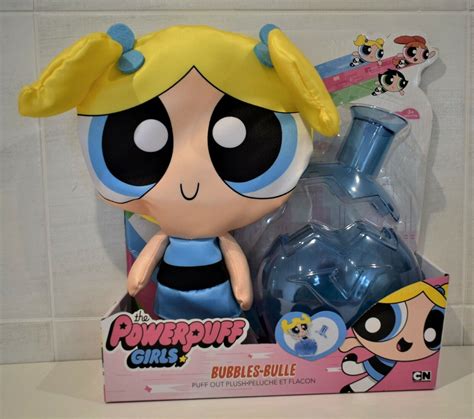 The Powerpuff Girls, 12 Inch Puff Out Plush, Bubbles, By Spin Master ...