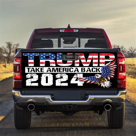 Trump 2024 Truck Tailgate Decal Sticker Wrap Take America Back LNT341TD ...