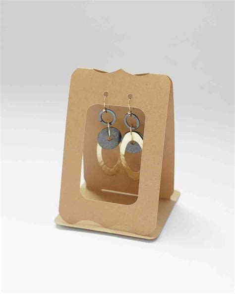 Free Earring Card Template Create Beautiful Custom Jewelry Cards For Displaying Earrings, Enamel ...