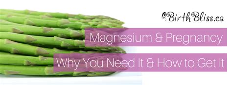 Magnesium & Pregnancy – Birth Bliss