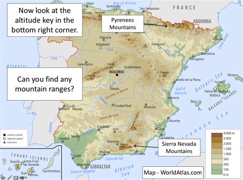 Identifying the human and physical features of Spain - Exploring Spain ...