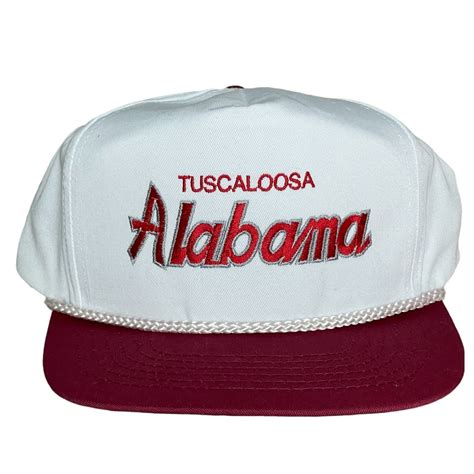 Tuscaloosa Alabama Vintage Snapback Rope Cap Hat Embroidered – Old ...