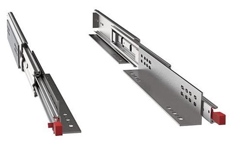 Container Red floor mount slides | Heavy duty drawer slides, Truck bed slide, Custom trailers