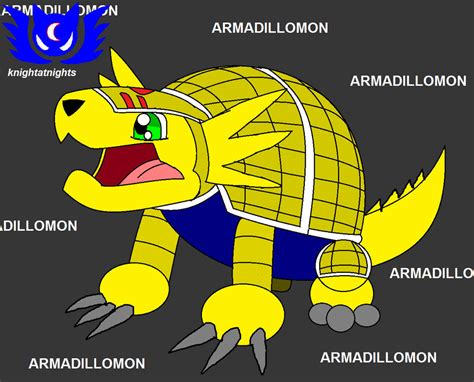 Armadillomon by KnightAtNights on DeviantArt