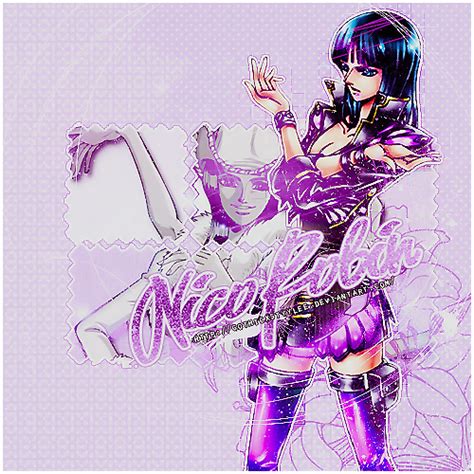 Nico'Robin'Happy'Birthday by xBLossomxCherryx on DeviantArt