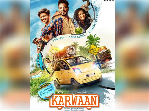 The latest poster of Irrfan Khan starrer 'Karwaan' will make your wait ...