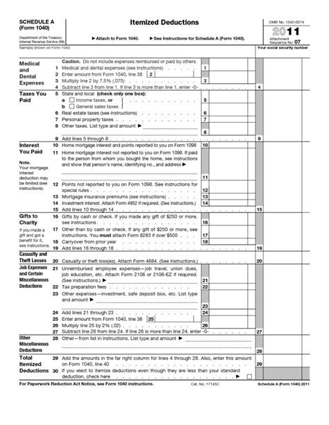 8 Best Images Of Tax Itemized Deduction Worksheet IRS | 2021 Tax Forms ...