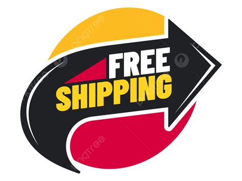 Free Shipping Labels Badges, Free, Shipping, Label PNG and Vector with Transparent Background ...