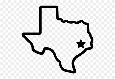 Transparent Texas State Outline Logo Png Transparent - Small Texas ...