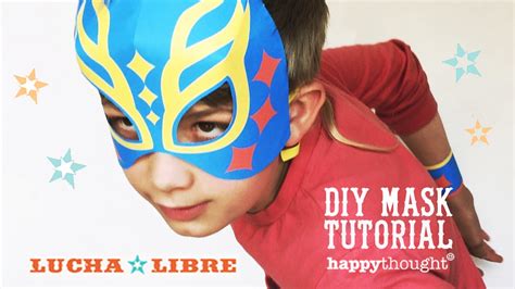 Printable Lucha Libre mask tutorial + easy costume idea! - YouTube