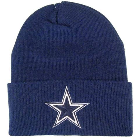 Dallas Cowboys Navy Basic Knit Beanie