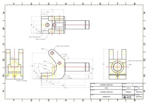 connecting rod - download free 3D model by thepranav - Cad Crowd