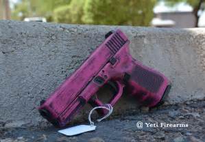 X-Werks Glock 19 Gen 4 9mm "FU" Distressed Pink... for sale