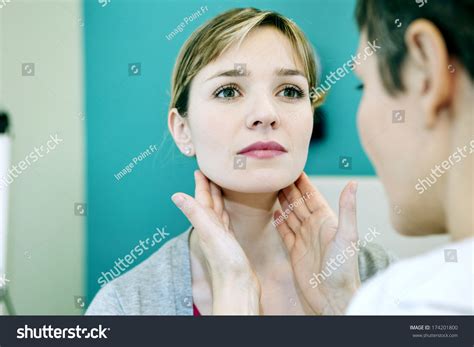 Woman Palpating Lymph Node Stock Photo 174201800 | Shutterstock