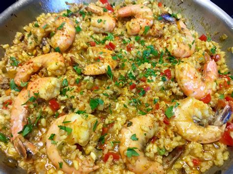 Paella in a Pan