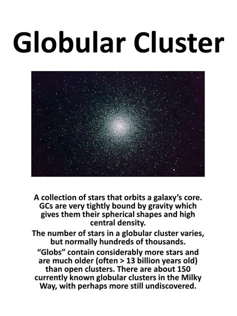 PPT - Globular Cluster PowerPoint Presentation, free download - ID:2143421