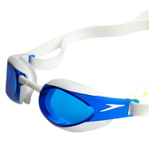 Speedo Fastskin Elite Swimming Goggles White/Blue