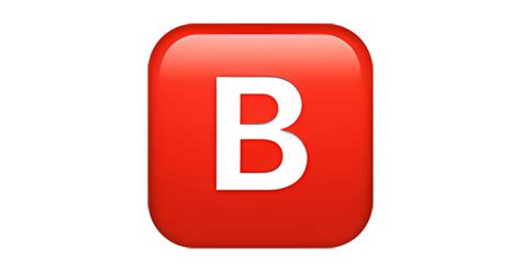 🅱️ B Button (Blood Type) Emoji — Meaning, Copy & Paste