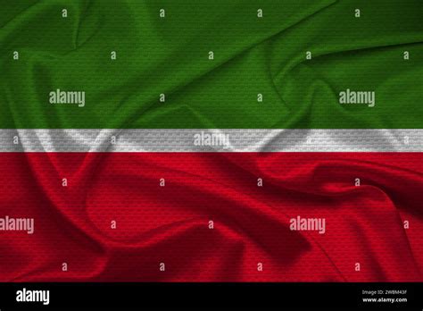 Flag of Tatarstan, Fabric flag of Tatarstan. Tatarstan National Flag ...