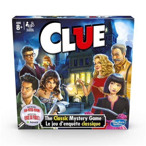 Clue Board Game; Features Fan Voted Room | Walmart Canada