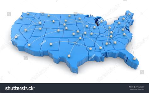 Usa map flights : 4 126 images, photos et images vectorielles de stock | Shutterstock