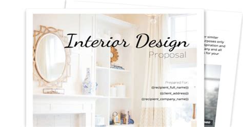 Sample Interior Design Proposal Letter Format - Assignment Point