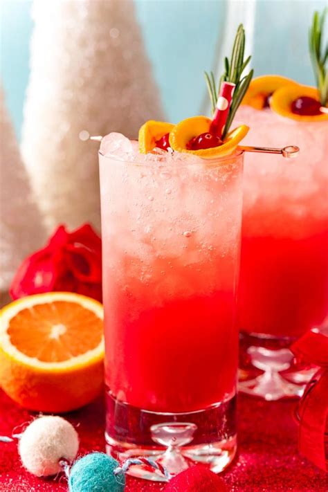 Sparkling Holiday Punch (Non-alcoholic) Recipe - Sugar and Soul