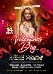 Valentines Day Party Invitation Flyer PSD Template | PSDFreebies.com